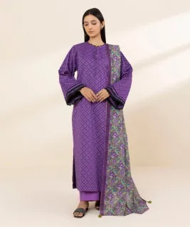 SAPPHIRE - 3 Piece - Printed Lawn Suit  UNSTITCHED 7