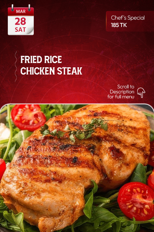 28 March 2026 - TODAY'S SPECIAL