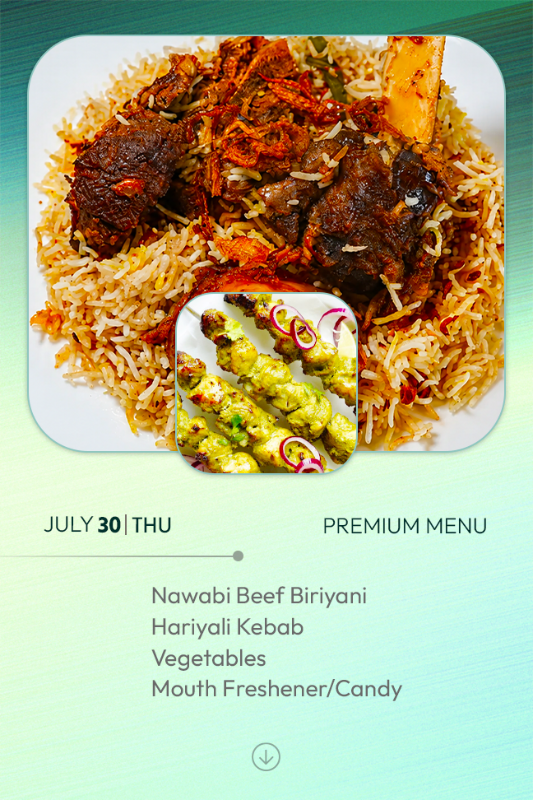 30 July 2026 - TODAY'S SPECIAL