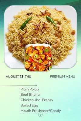 13 August 2026 - TODAY'S SPECIAL