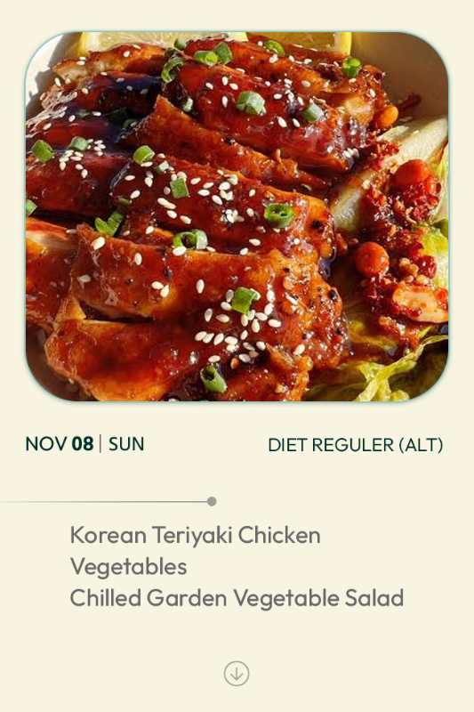 8 November 2026 - Diet