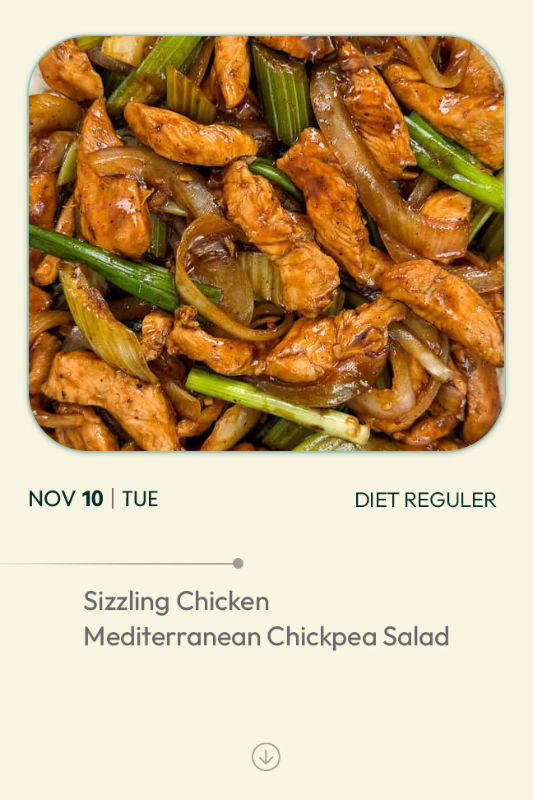10 November 2026 - Diet