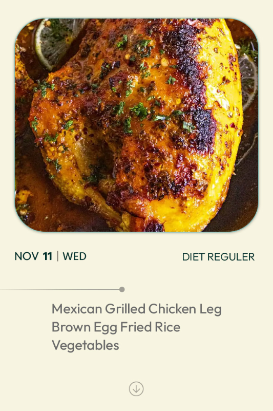 11 November 2026 - Diet