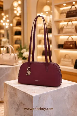 Chrisbella Elegant Crescent Shoulder Bag