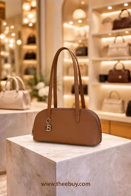 Chrisbella Elegant Crescent Shoulder Bag