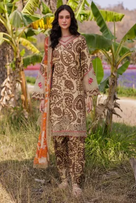 CHARIZMA - EMBROIDERED PRINTED LAWN 3 PIECE---UNSTITCHED