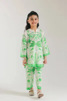 ETHNC - PRINTED DRESS 2 PIECE (3-5)