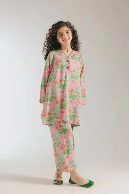 ETHNC - PRINTED DRESS 2 PIECE (11-12)
