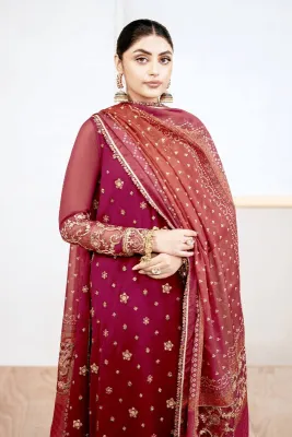 BAROQUE - EMBROIDRED 3 PIECE