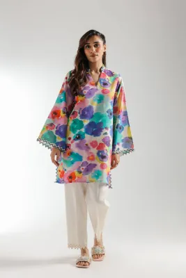 ETHNC - PRINTED DRESS 1 PIECE