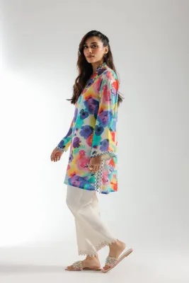 ETHNC - PRINTED DRESS 1 PIECE