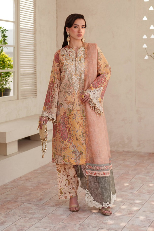 BAROQUE - EMBROIDERED LAWN SF-4403