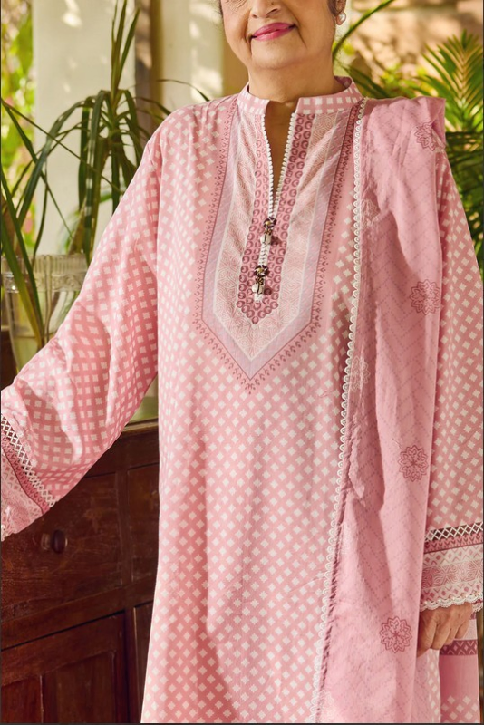 GUL AHMED - unstitched  3 Piece Printed Lawn Suit with Dupatta CL-62103 A