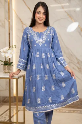 Ocean Royale // Round Frock Cotton Fabric // Co-Ord’s 2PCS Set