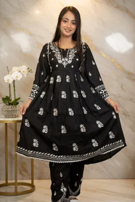 Dark Diva // Round Frock Cotton Fabric // Co-Ord’s 2PCS Set