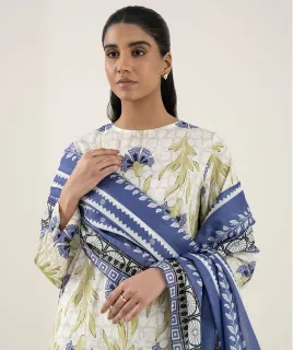SAPPHIRE - 3 Piece - Printed Lawn Suit  UNSTITCHED 8
