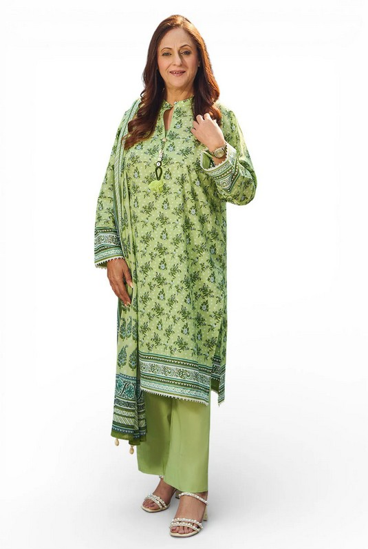 GUL AHMED - unstitched -  3 Piece Printed Lawn Suit with Dupatta CL-62116 B