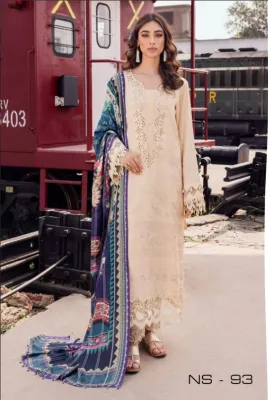 NUREH - Embroidered Linen Collection 3 PIECE - UNSTITCHED