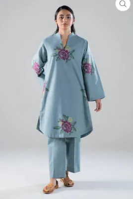 MARIA. B. - KHAADAR EMBROIDRED 1 PIECE