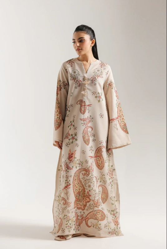 ETHNC - PRINTED DRESS KAFTAN