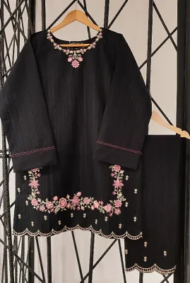 SADABAHAR - COTTON EMBROIDARED 2 PIECE 5