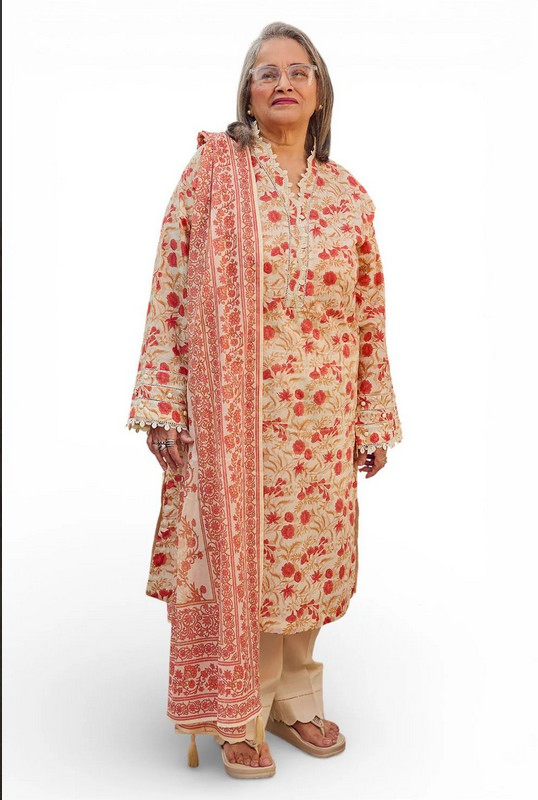 GUL AHMED - unstitched -3 Piece Printed Lawn Suit with Dupatta CL-62113 B