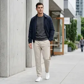 Premium Winter Trousers Off White 