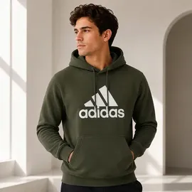 Adidas Essentials Fleece Big Logo Hoodie Green