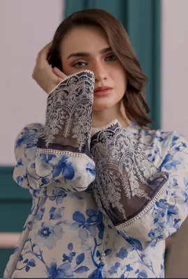 Zelburry- 2 Piece, Embroidered Kurta Dupatta - 2233