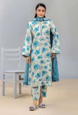 ADAN'S LIBAS - COTTON PRINTED 3 PIECE 