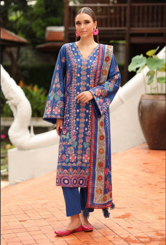 BAROQUE - EMBROIDERED LAWN SF-4251