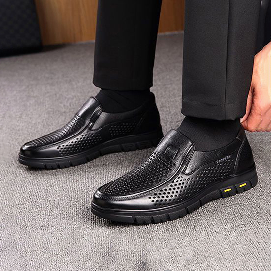  BREATHABLE BRITISH SOFT SOLE COMFORTABLE LEATHER SHOES 0109B