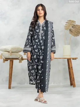EDENROBE - Allure Lawn Unstitched Printed 3Pc Suit