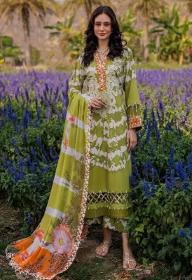 CHARIZMA - EMBROIDERED PRINTED LAWN 3 PIECE- UNSTITCHED