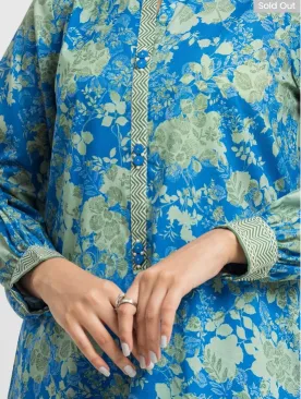 EDENROBE - Allure Lawn Unstitched Printed 3Pc Suit