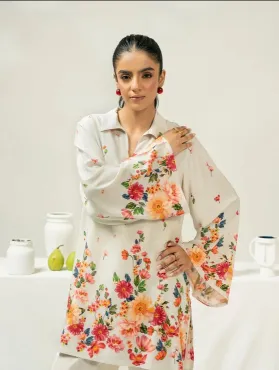 LIMELIGHT - Linen Kurti-Printed (Pret)