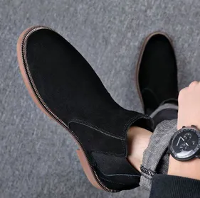 Pointy Toe Chelsea English Style Boots