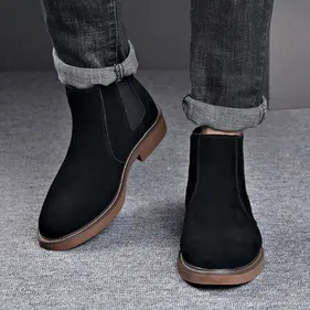 Pointy Toe Chelsea English Style Boots