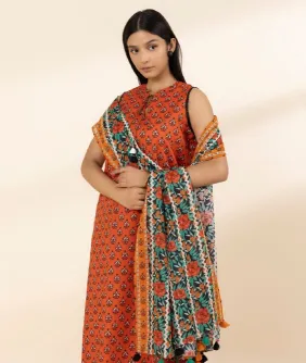 SAPPHIRE - 3 PIECE- PRINTED LAWN SUITE UNSTITCHED