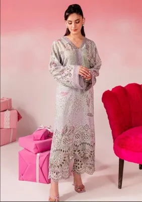 NUREH - LAWN ZARI 2 PIECE UNSTITCHED