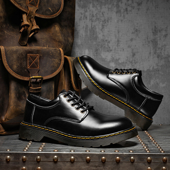 BRITISH STYLE GENUINE LEATHER CASUAL SHOES GB-5911