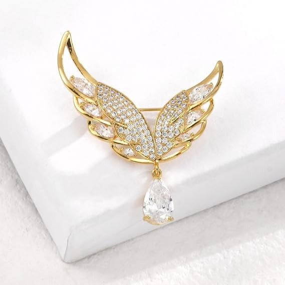 Angel Wings Hijab Brooch Pin