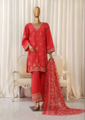BIN SAEED - 3 Piece Luxury Embroidered Stitched Suit