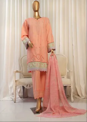 BIN SAEED - 3 Piece Luxury Embroidered Stitched Suit
