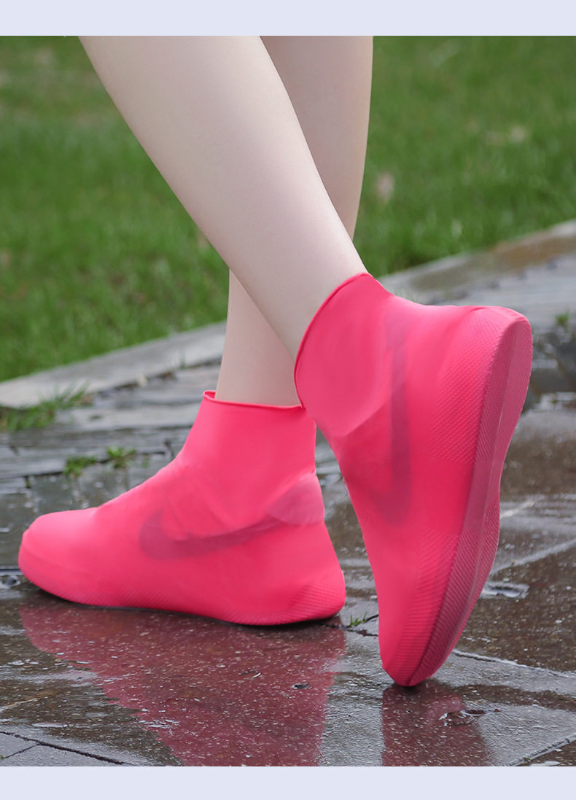 Latex Waterproof Shoe Covers Silicone Shoe Covers Anti-Sand and Rain-Proof Shoe Covers Travel Rainy Day Outdoor Waterproof Latex Shoe Covers