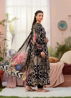 ELAF PRINT - EPS-4B NOIR ESSENCE UNSTITCHED