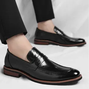 BRITISH STYLE HIGH-END MEN'S LEATHER SHOES GB-5011