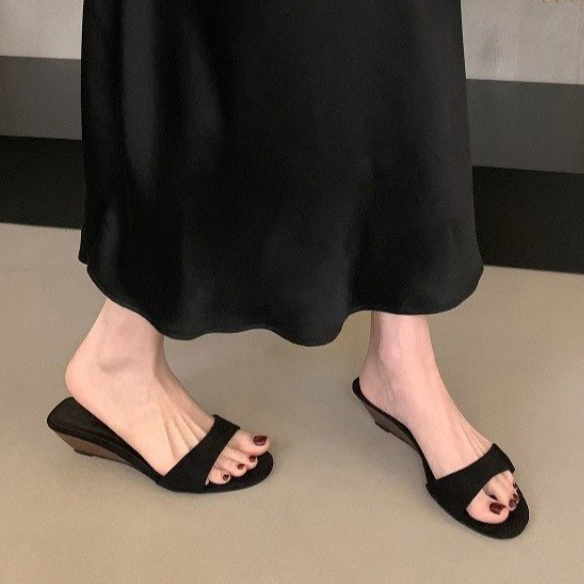 RETRO MINIMALIST OPEN-TOE SANDALS 0126B