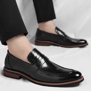 BRITISH STYLE HIGH-END MEN'S LEATHER SHOES GB-5011