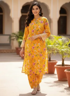 BEYOND EAST - 2 Piece Printed Cambric Suit 3